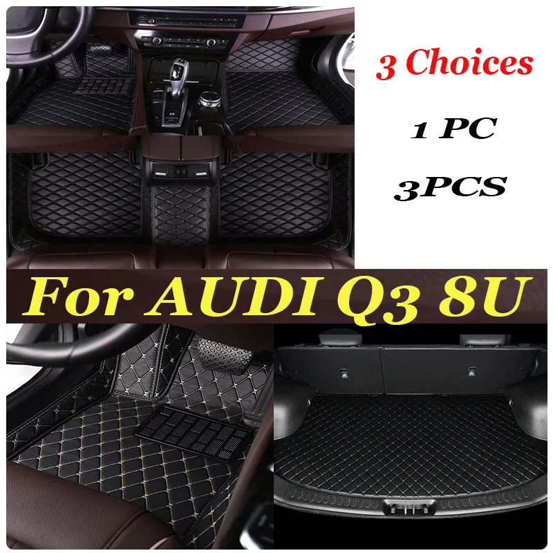 

Car floor mats for AUDI Q3 8U 2012 2013 2014 2015 2016 2017 Custom auto foot Pads automobile carpet cover interior accessories