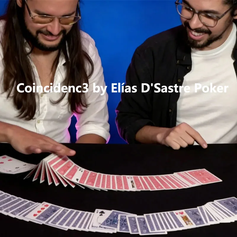 

Coincidenc3 от Elías D'Sastre Покерная карта Волшебный трюк Трюк Крупным планом Иллюзии Реквизит для фокусов