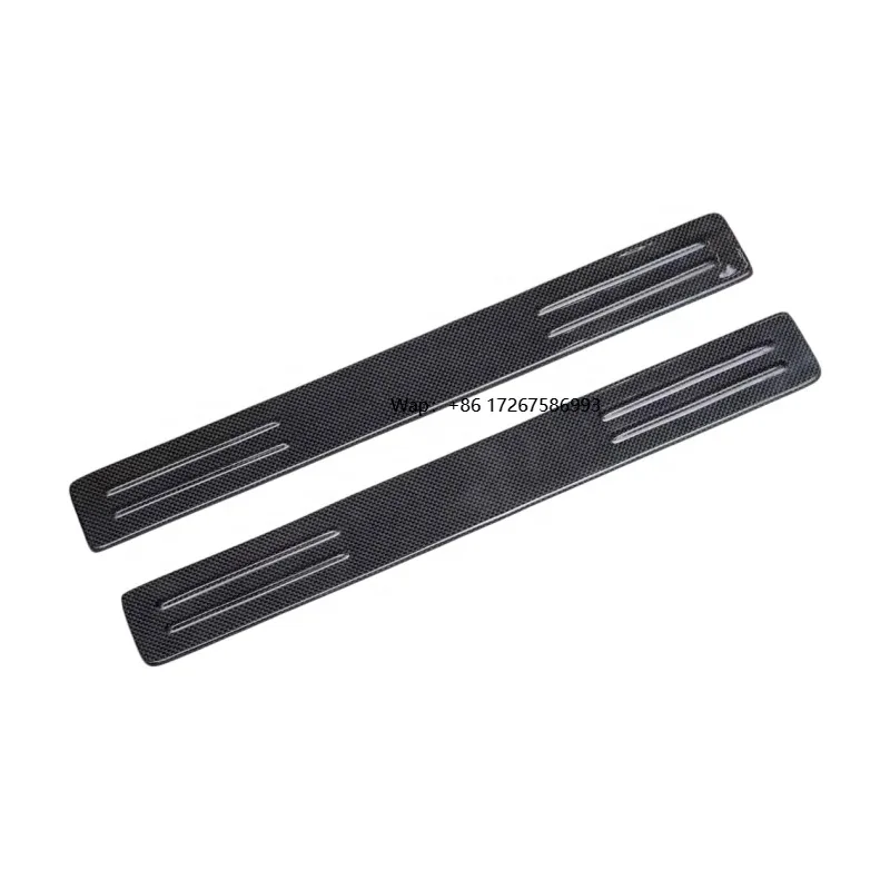 

Upgrade OEM Style Dry Carbon Fiber Welcome Pedal Scuff Plate Welcome Threshold for Fe rr -ari 296 GTB GTS Bodykit