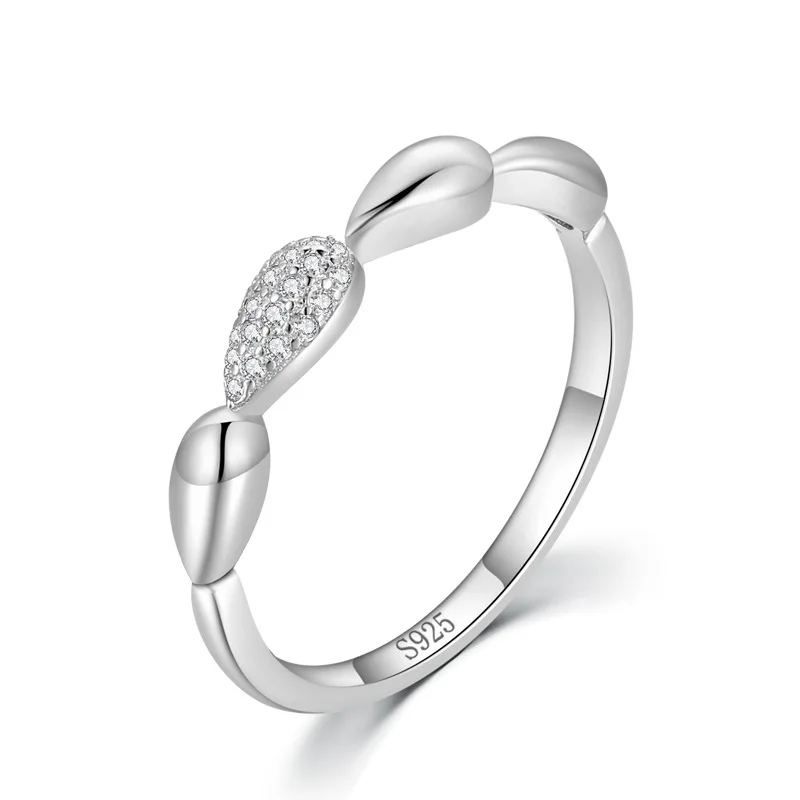 

Wholesale S925 Sterling Silver Zircon Jewelry Daily Wear Female Finger Ring
