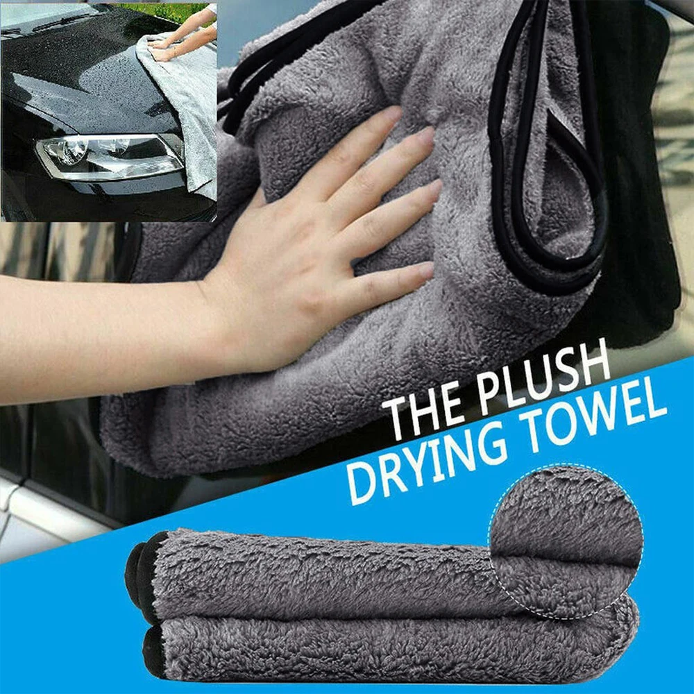 Microfiber Car Wash Towel 60X40cm Super Absorbency Car Cleaning Cloth Premium One-Time Drying Microfiber Auto Towel