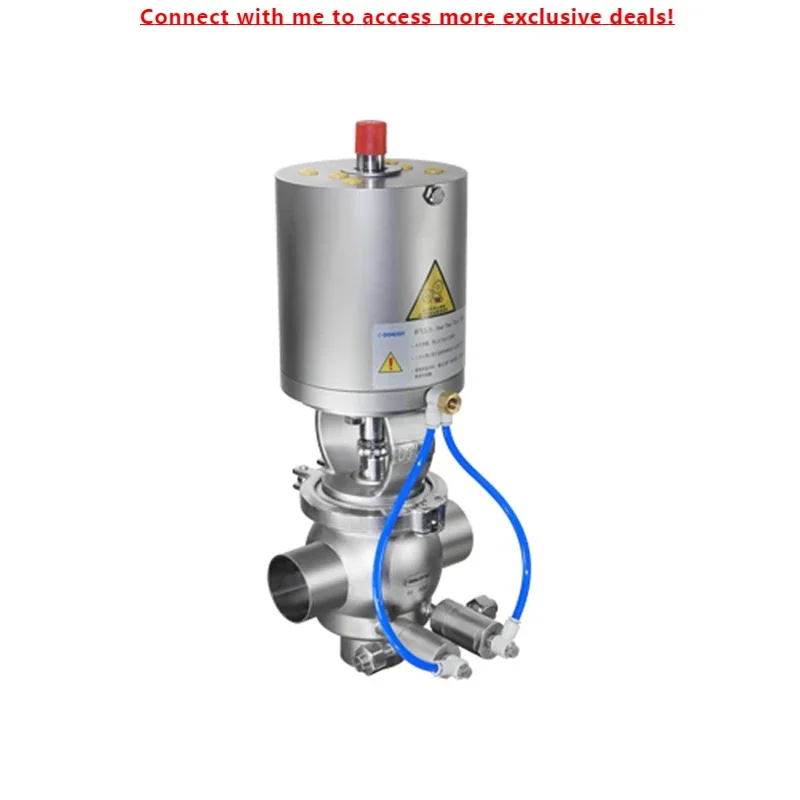 

DONJOY Sanitary Stainless Steel 316L EC Series Mixproof Valve With Pneumatic Actuator For Water Control Beverage Food