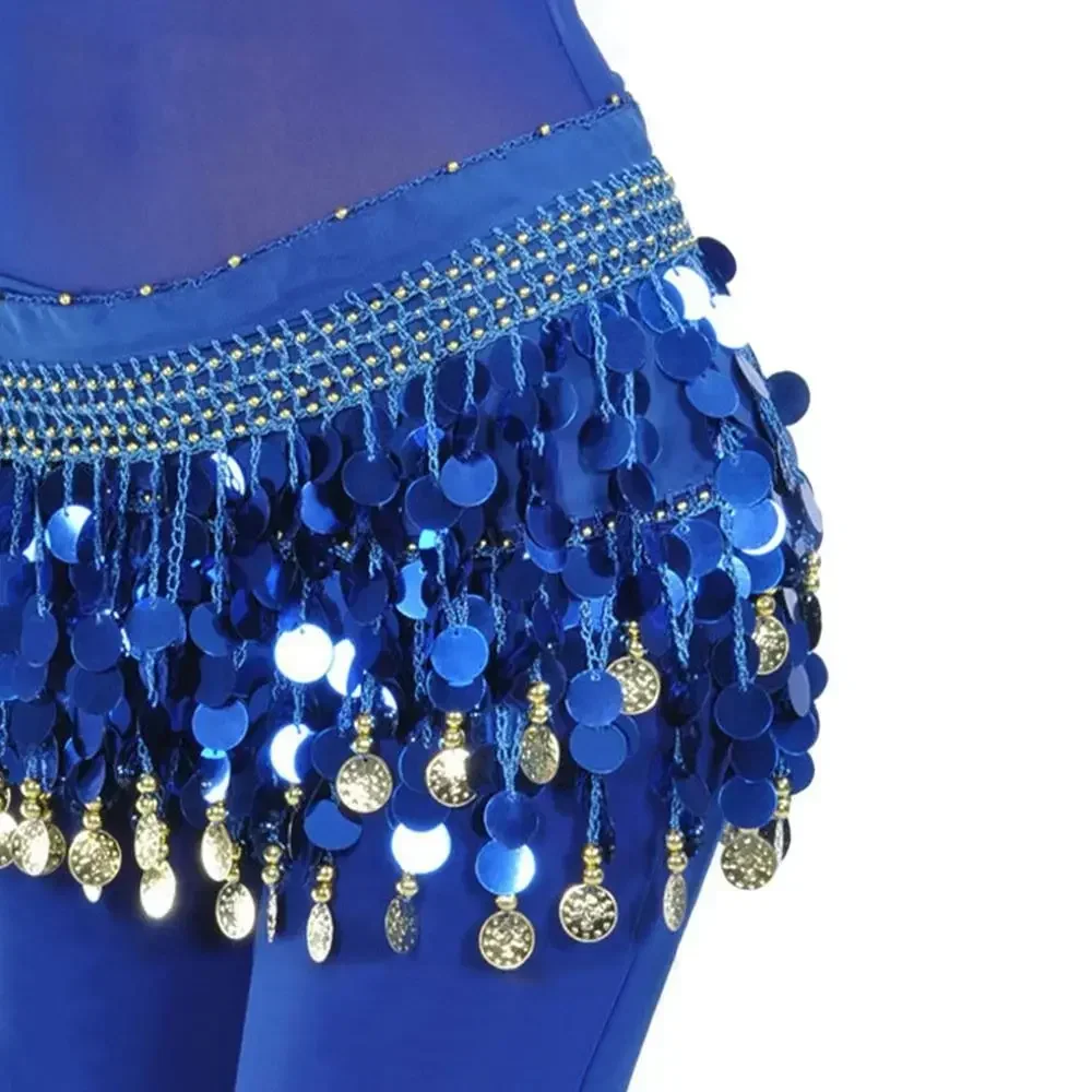 For Thailand/India/Arab Show Costumes Tassels Belly Dance Belt Waist Chain Dancer Skirt Hip Scarf