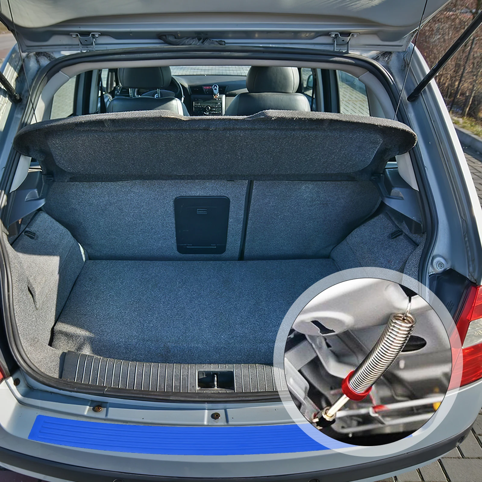 

Trunk Automatic Lifting Spring Metal Replacement Lid Pull Motors Adjustable Height Universal Fit Car Trunk Support