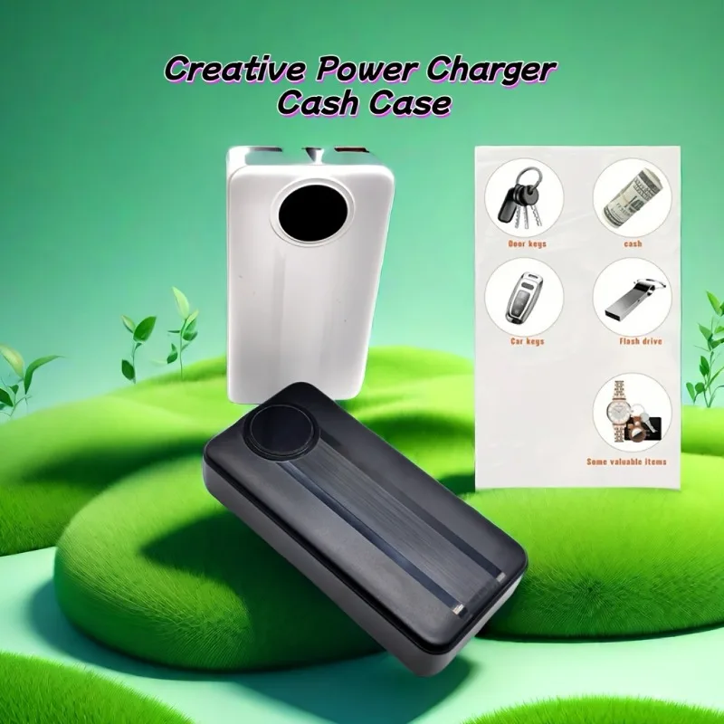 Interesting Creative Storage Box Invisible Mobile Power Safe Can Store Cigarettes and Cash Valuables Key Storage Box