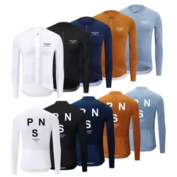 PNS-Camiseta de manga larga de Ciclismo para hombre, Maillot de alta calidad para bicicleta de montaña y carretera, ropa de equipo