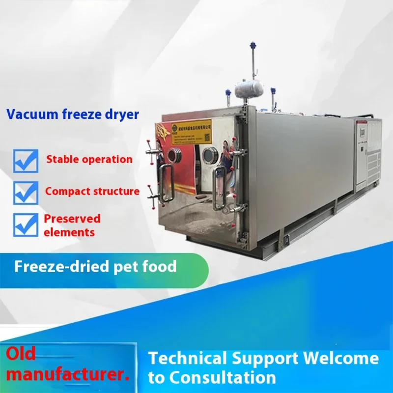 

Vacuum Drying Equipment Stainless Steel Freeze Dryer‌ With Quick Freeze Technology Fruits, and Meats