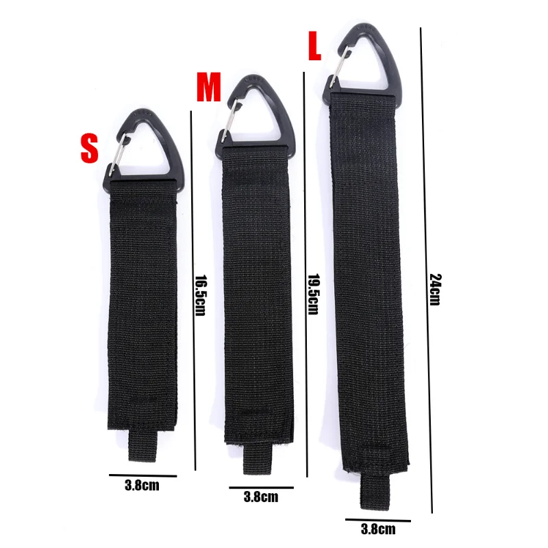 3Pcs Glove Buckle Rope Storage Buckle Nylon Belt Backpack Molle Hook Multi-purpose Outdoor Hunting Climbing Glove Storage Strap