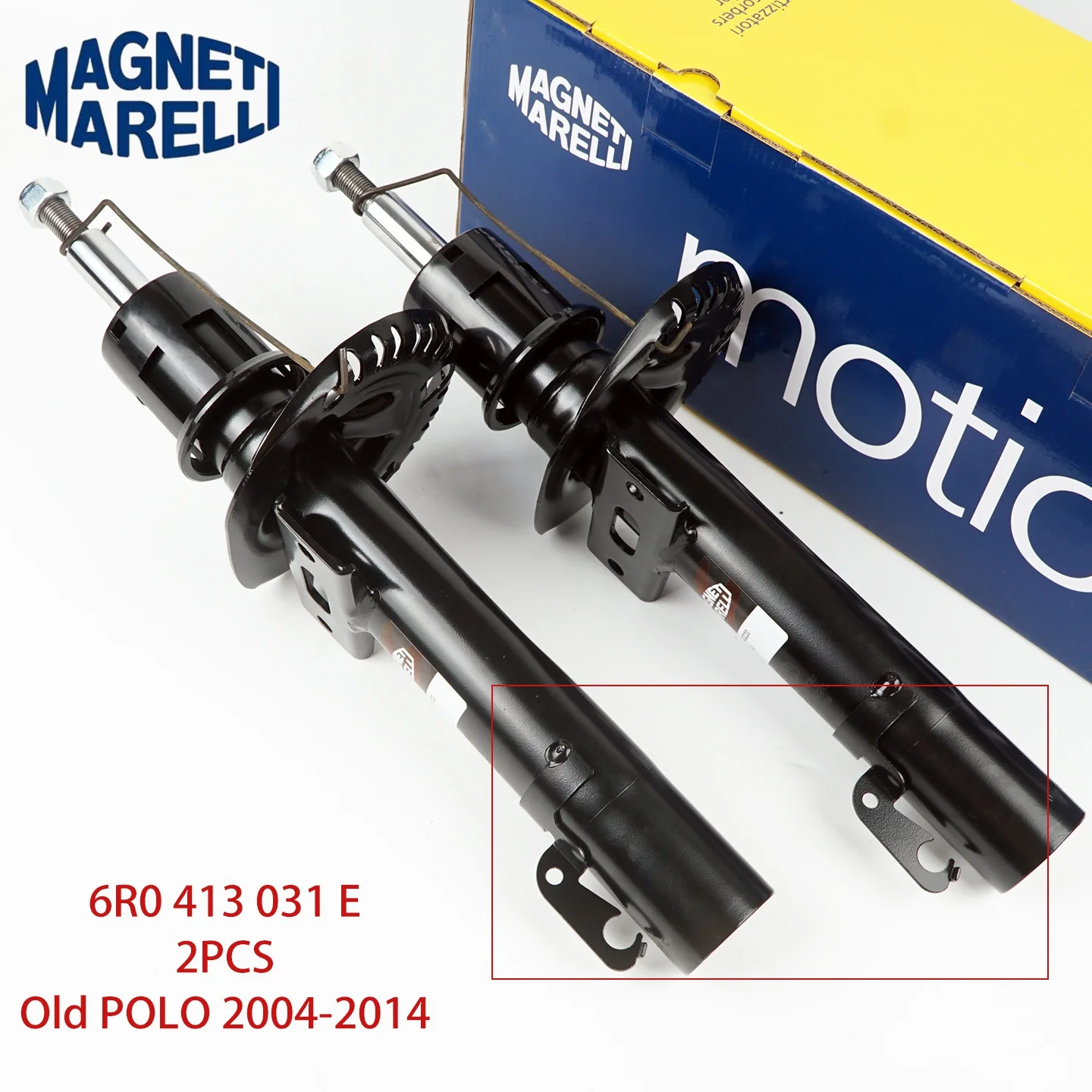 2 Stück 6R0413031E 6RF413031C Hochwertiger Stoßdämpfer vorne für VW Polo Ameo SEAT Ibiza/ST Skoda RAPI – Detail 3