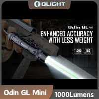 Olight Odin GL Mini Magnetic Rechargeable Pistol Light 1000Lumens Tactical Flashlight Weaponlight Include Battery