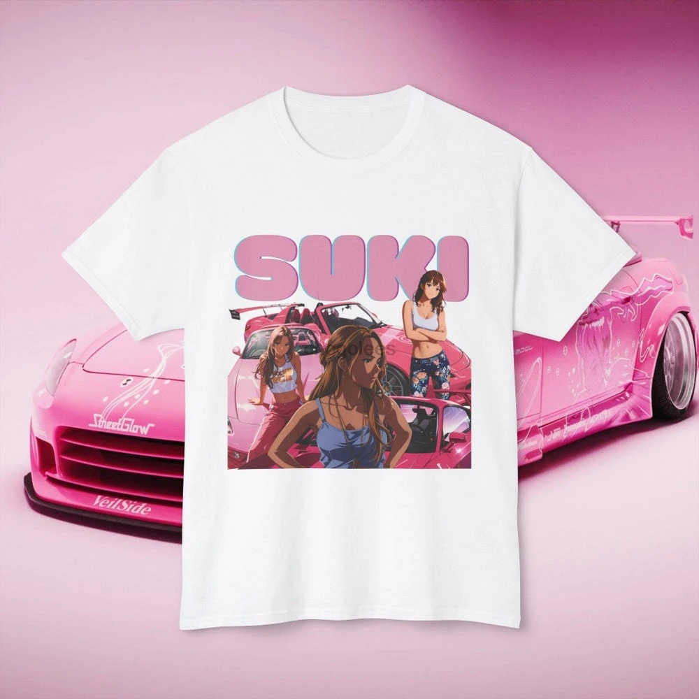 SUKI 2 Fast 2 Furious - anime T-shirt