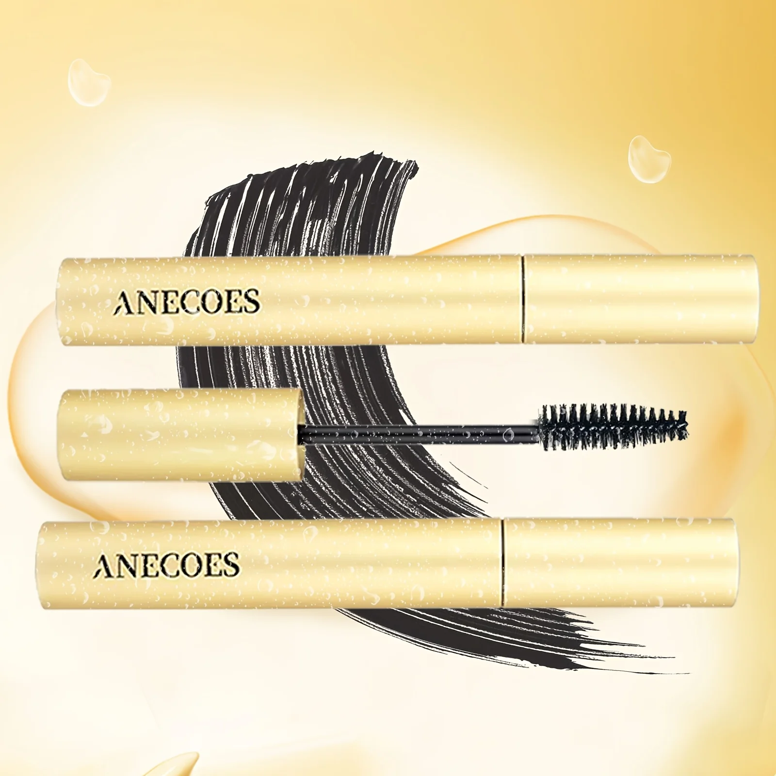 Volumegevende en verlengende tubing-mascara - Zwart waterdicht, vlekvrij, klonvrij voor dikke dramatische wimpers