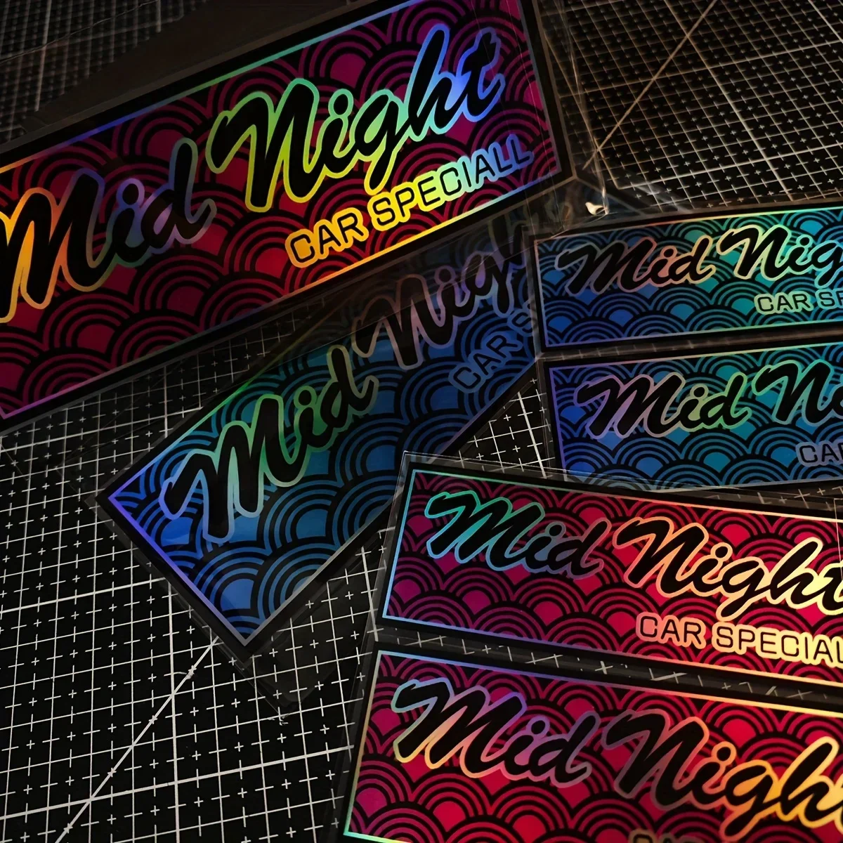 

1 шт., специальная наклейка для автомобиля MidNight, мотоцикла, наклейка с уникальным узором для авто, мото, внешний аксессуар