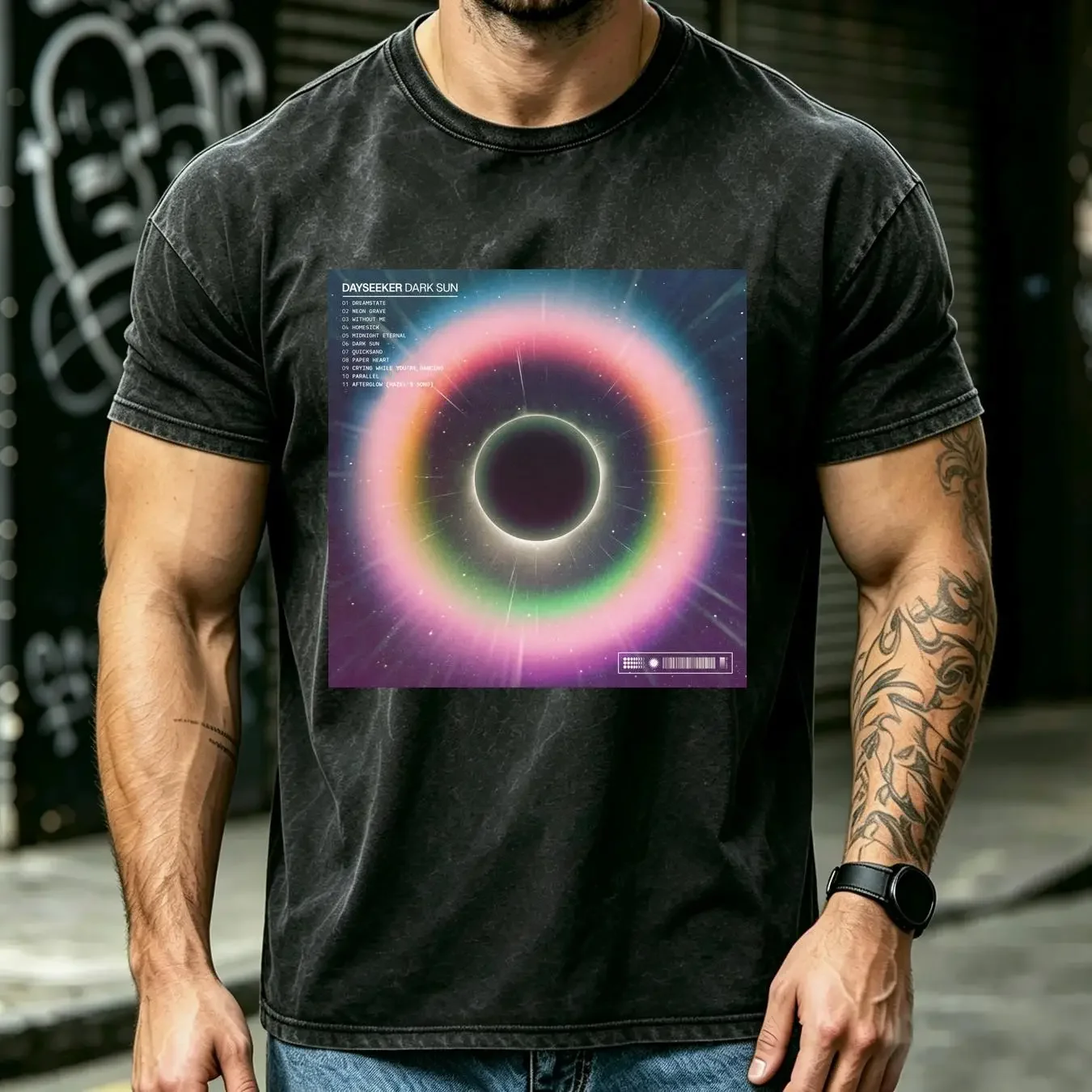 washed T Shirt Limited NWT Dayseeker Dark Sun American Post hardcore Punk Band S 4XL vintage Washed homme graphic Soft