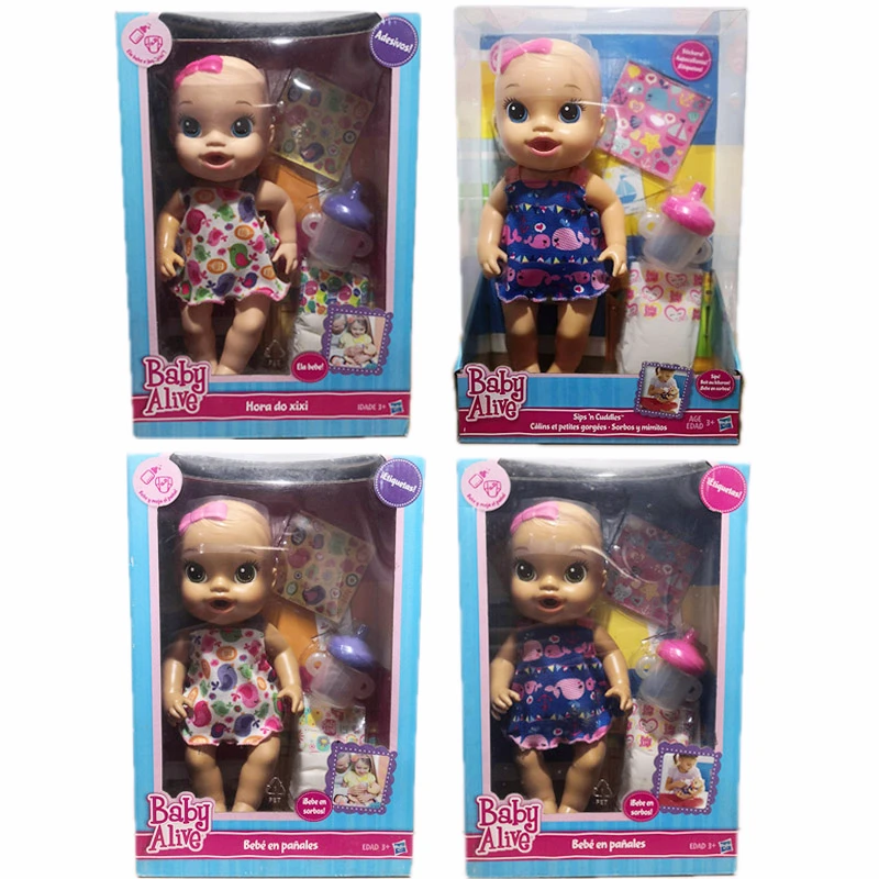 Original Hasbro Baby Alive Dolls Reborn Figures Naughty Pets Love Cute Kawaii Play House Soothing Doll Toys for Girls Kids Gifts