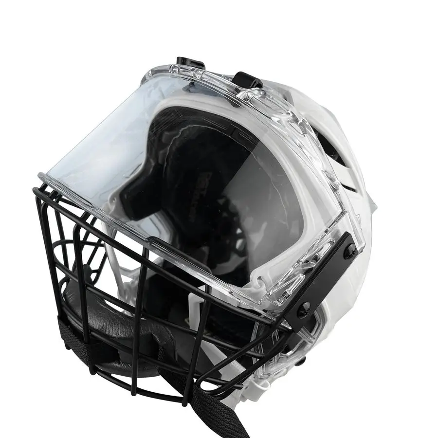 خوذة هوكي الجليد قناع الوجه قناع قناع درع كومبو #3