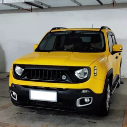 For Jeep Renegade 2016 2017 2018 Racing Grills Matt Black Carbon Grille Air Intake Styling Exterior Tuning Accessories Parts