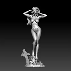 1/24 75mm 1/18 100mm Harz Modell Kits Vampir Frau Skulptur Figur unbemalt keine Farbe RW-1218