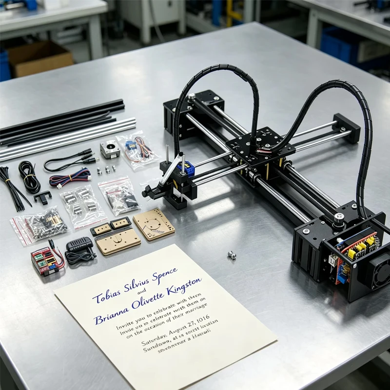 New DIY XY Plotter Drawbot Pen Drawing Robot Machine CNC Intelligent Robot For Drawing Writing Not Support Laser A4 Work Size