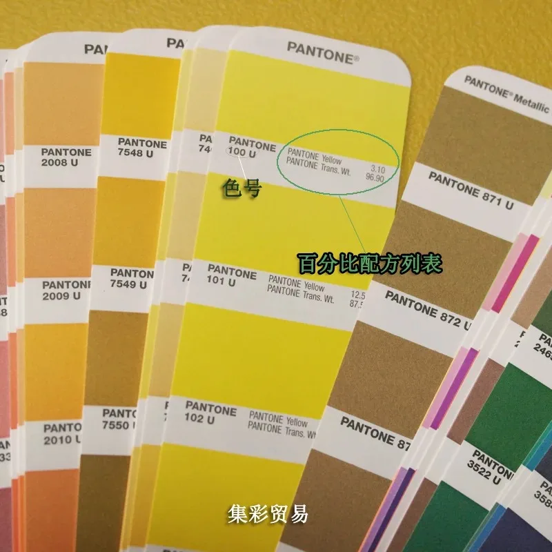 2022 New Version Pantone Formula Uncoated Color Guide Card GP1601B for Professional Printing and Coating with 2390 Colors