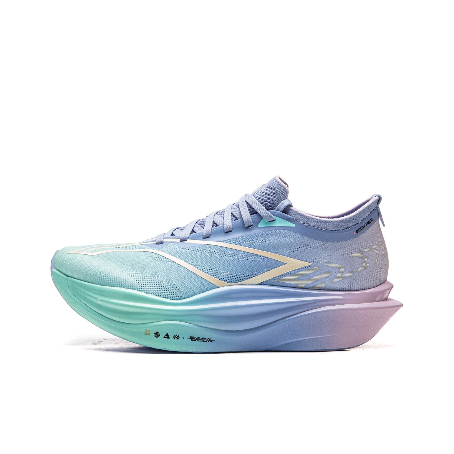 POIZON Li Ning Feidian 6 ELITE クッション性 滑り止め 耐摩耗性 通気性 サポート ロートップ カーボンプレート ARMW001-8