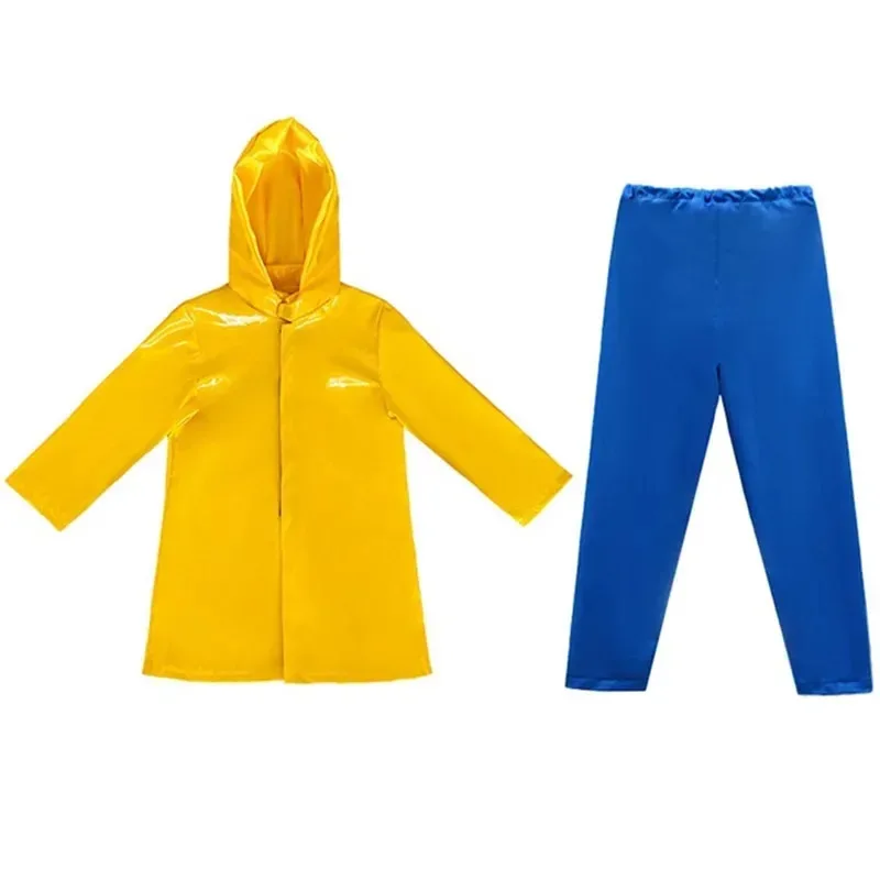 أزياء الهالوين التأثيرية للأطفال والبنات أزياء شبح الأم كارولين جونز التأثيرية ملابس حفلات الكرنفال فستان أنيمي للأطفال