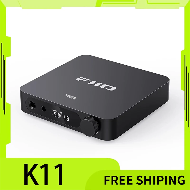 Fiio K11 R2R Desktop Dsd Decoding Headphone Amplifier Lossless Hifi Portable Eaephone Power Amplifier Accessory Custom Gifts