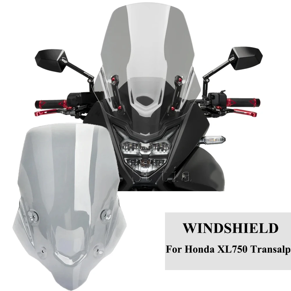 

For Honda XL750 Transalp XL 750 2023 2024 Motorcycle Windscreen Windshield Wind Shield Screen Deflector Protector Accessories