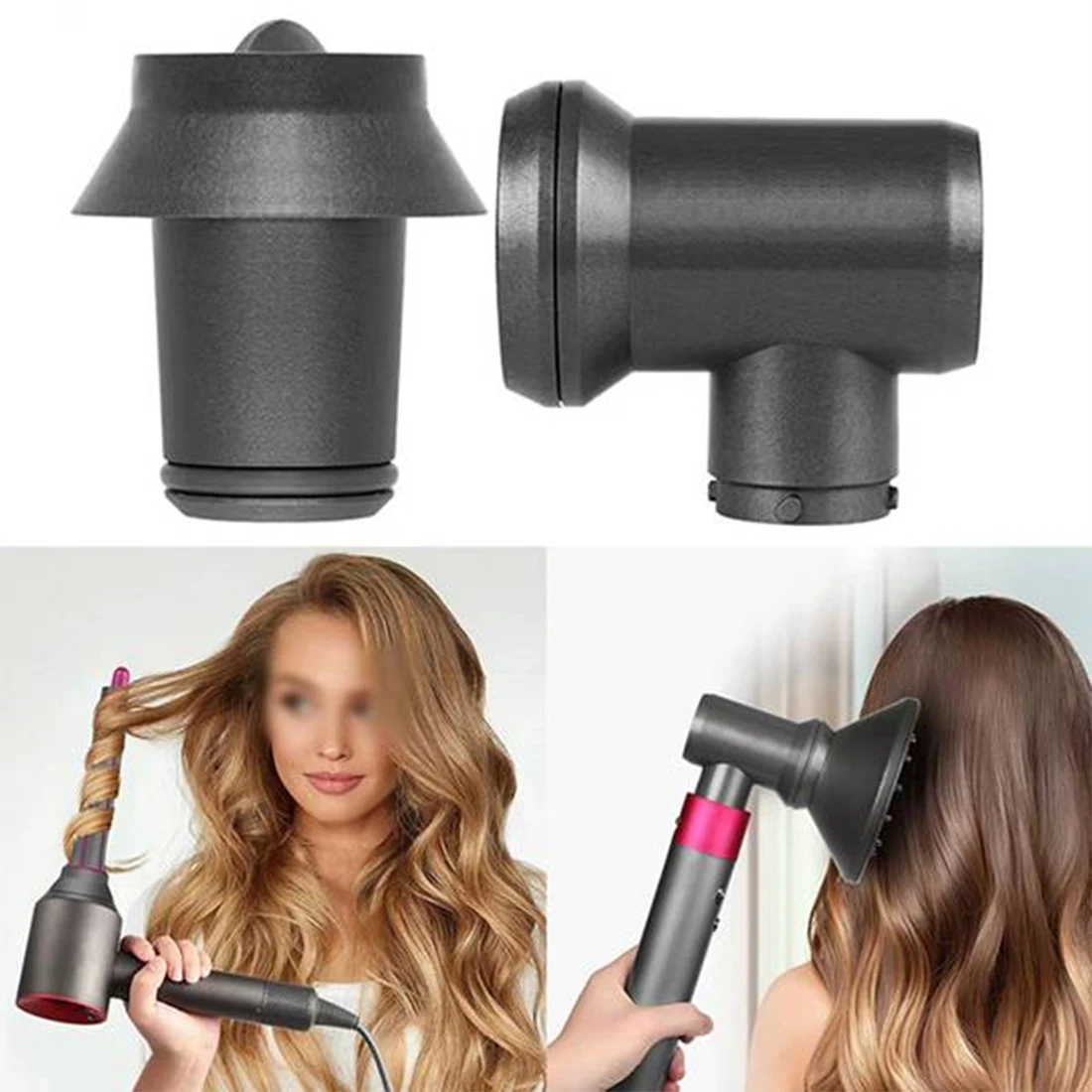 AEE2-Adapter For Dyson Hair Dryer For Airwrap Curling Iron To Share With Each Other Hair Care Hair Styling Design