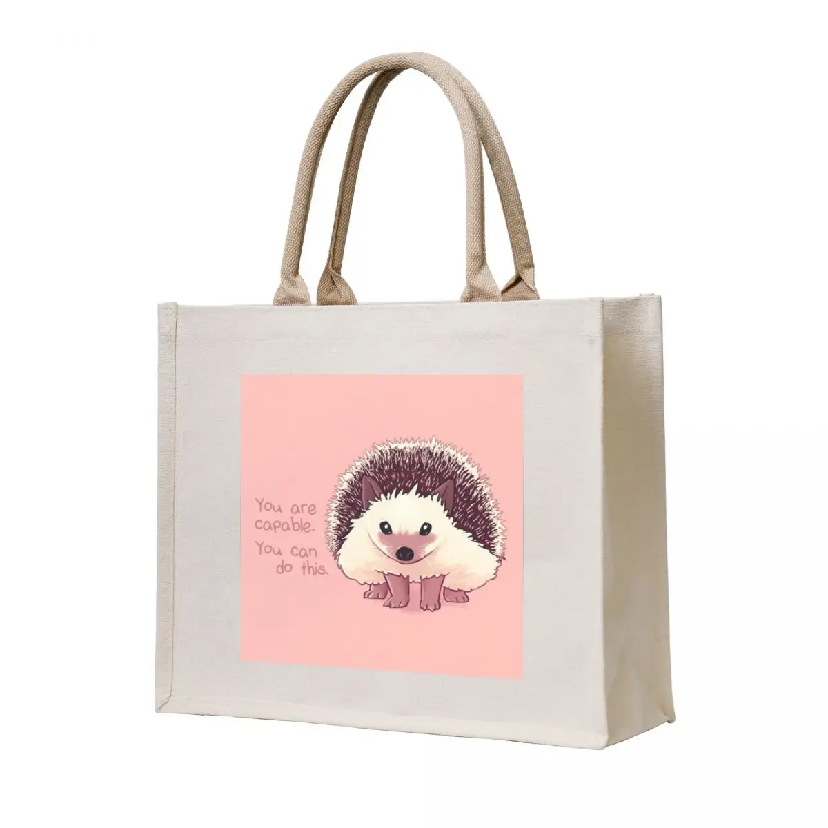 

You Are Capable Hedgehog Tote Bag Cloth bag the tote bag Women's tote