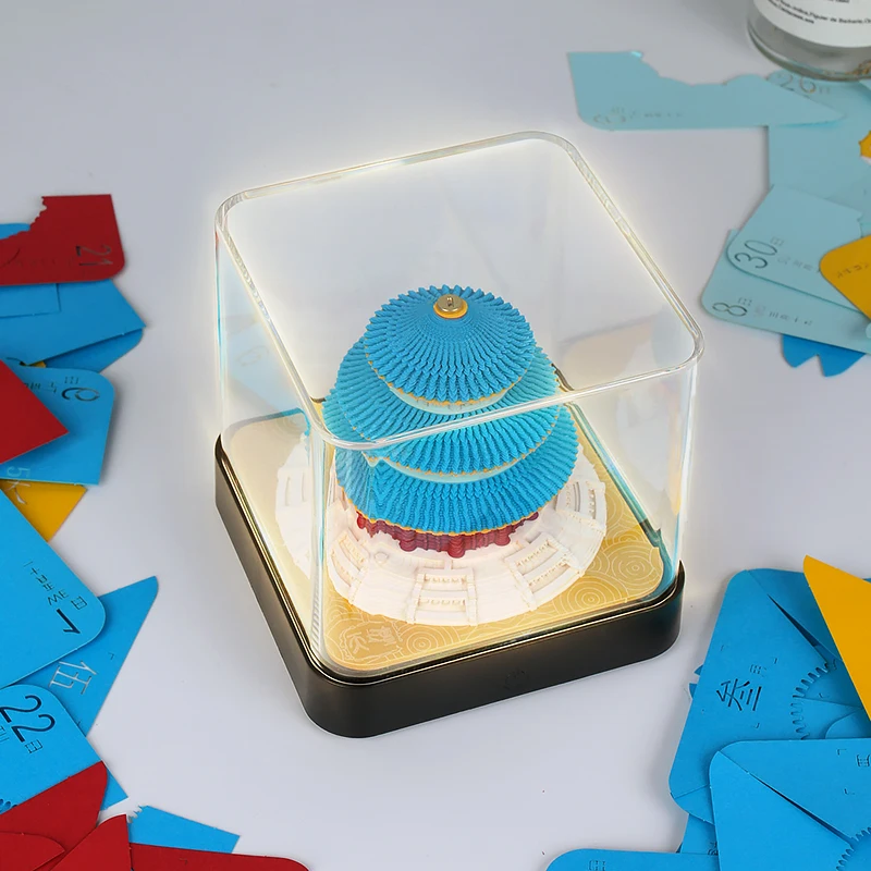 

Daily Block Calendar Office Desk Accessories Christmas Desk Calendars Cut Printing Diy Paper Year Calendar