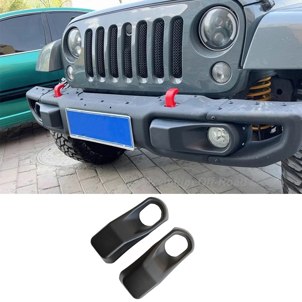 

For 2018-2026 Jeep Wrangler JL Gladiator JT 10th Anniversary Fog Lamp Cover Frame Front Bumper Plastic Parts