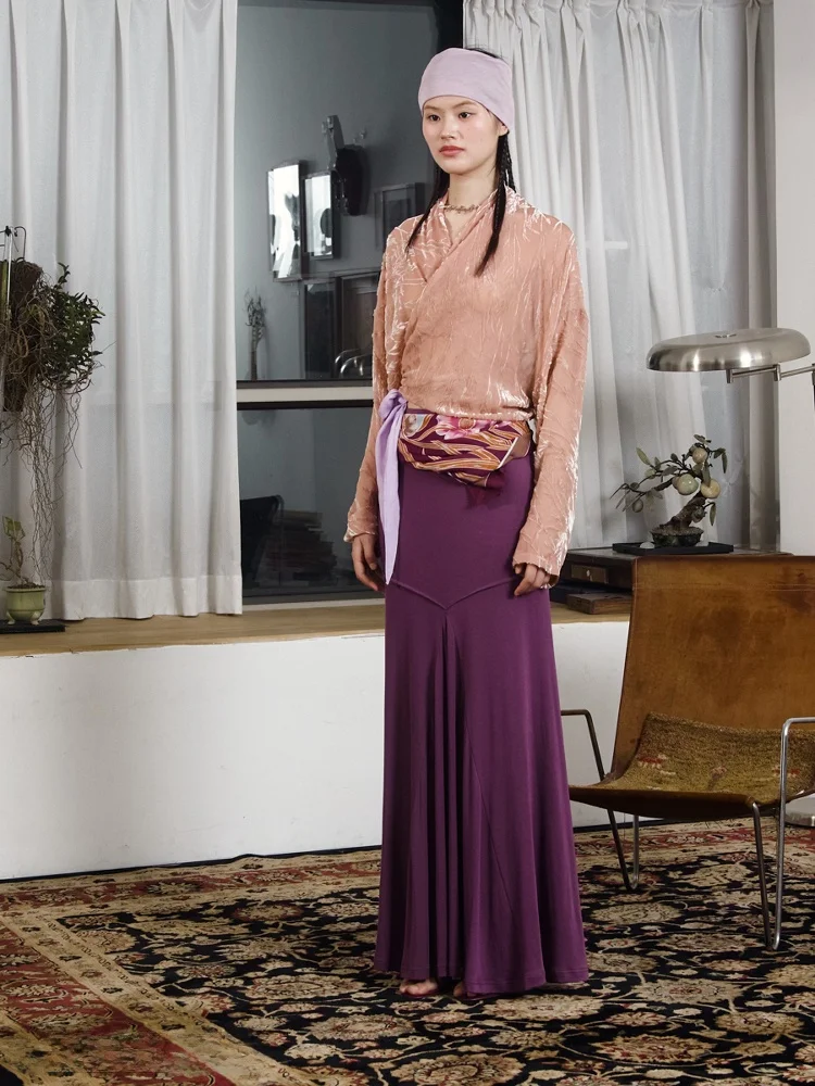 

Riml Luxury iny Silk Floral Cutout Side Button Loose Feel Open Cardigan irt Women's Premium Quali Viscose Fiber Top