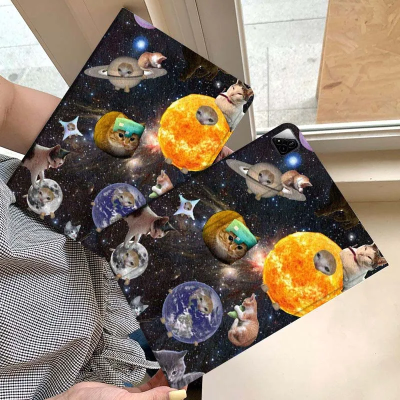 

Cartoon Cat Group Pattern Tablet Case For Xiaomi Redmi Mini Pad SE K 2 4 5 6 7 8 2023 2025 11 8.8 11.2 10.1 Pro Gift