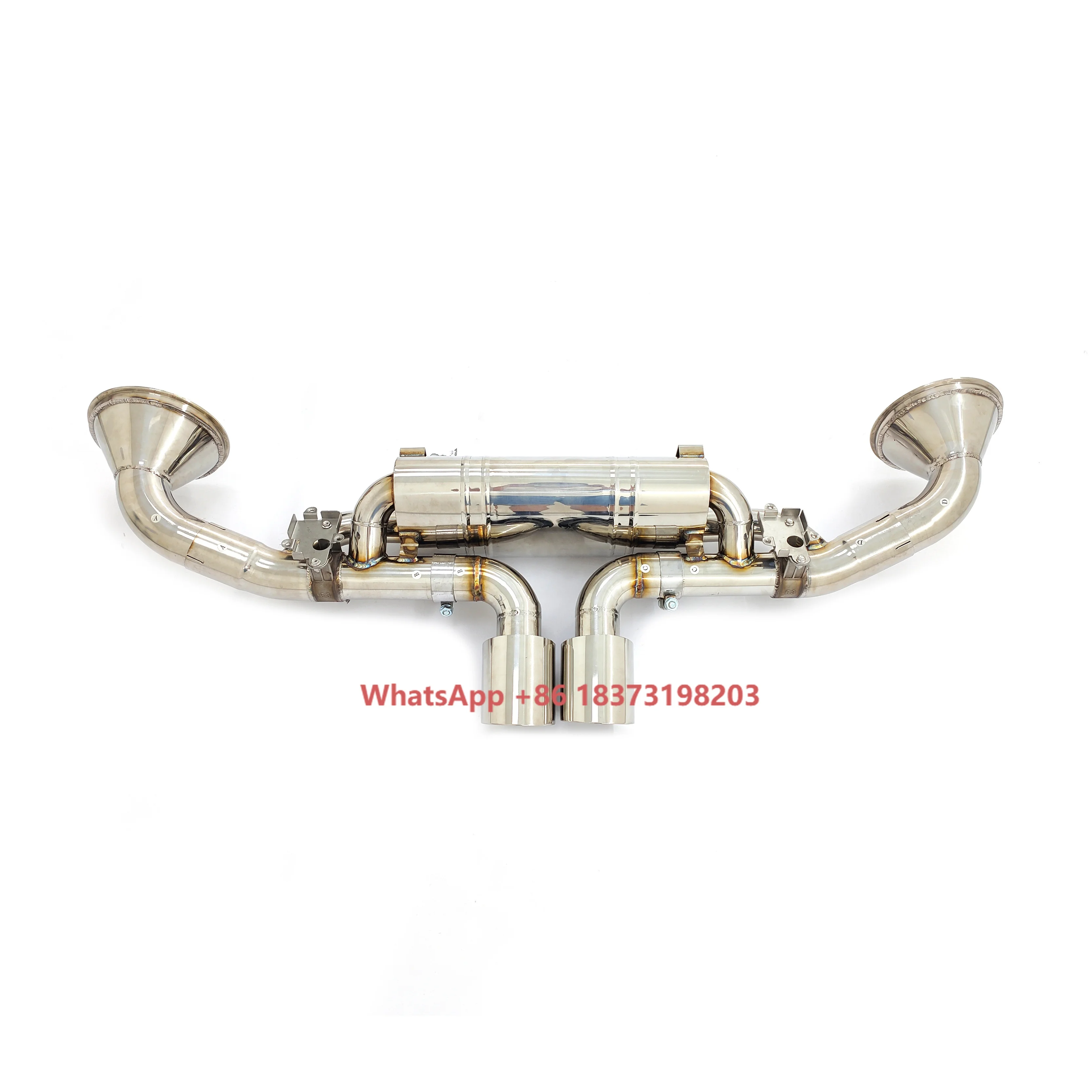 

Porsche 911 992 GT3/GT3 RS 4.0L Ss304 Exhaust OEM Valves Muffler Valved Axle-back