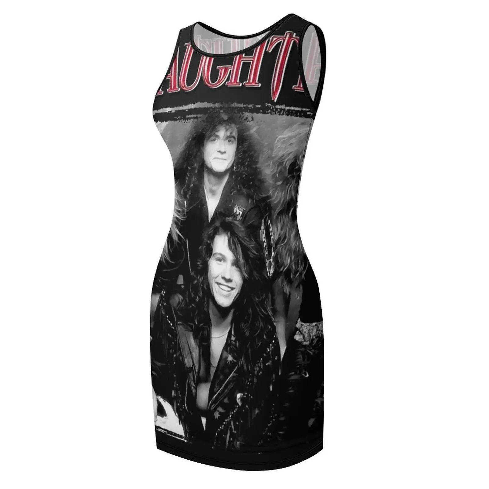 Slaughter band Klassiek T-shirt Mouwloos Zonnejurk ceremoniejurken Zomer dameskleding Damesmode damesjurken