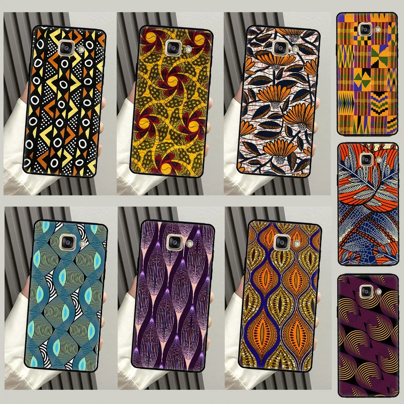 African Style Fabric Print Case For Samsung Galaxy J3 J5 J7 2016 J1 A3 A5 2017 J4 J6 Plus A6 A8 A9 J8 2018 Back Cover