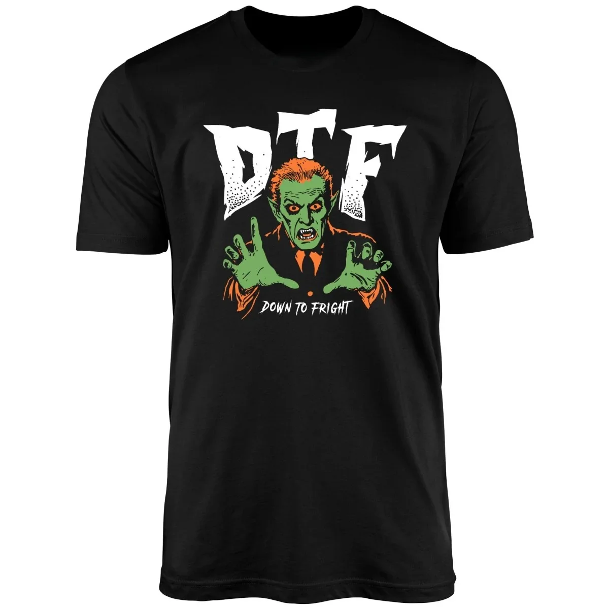 Halloween Hot Sale Fashion Casual Cotton Men's Short Sleeve Comfortable Loose T-Shirt dtf down to fright unisex t-shirt