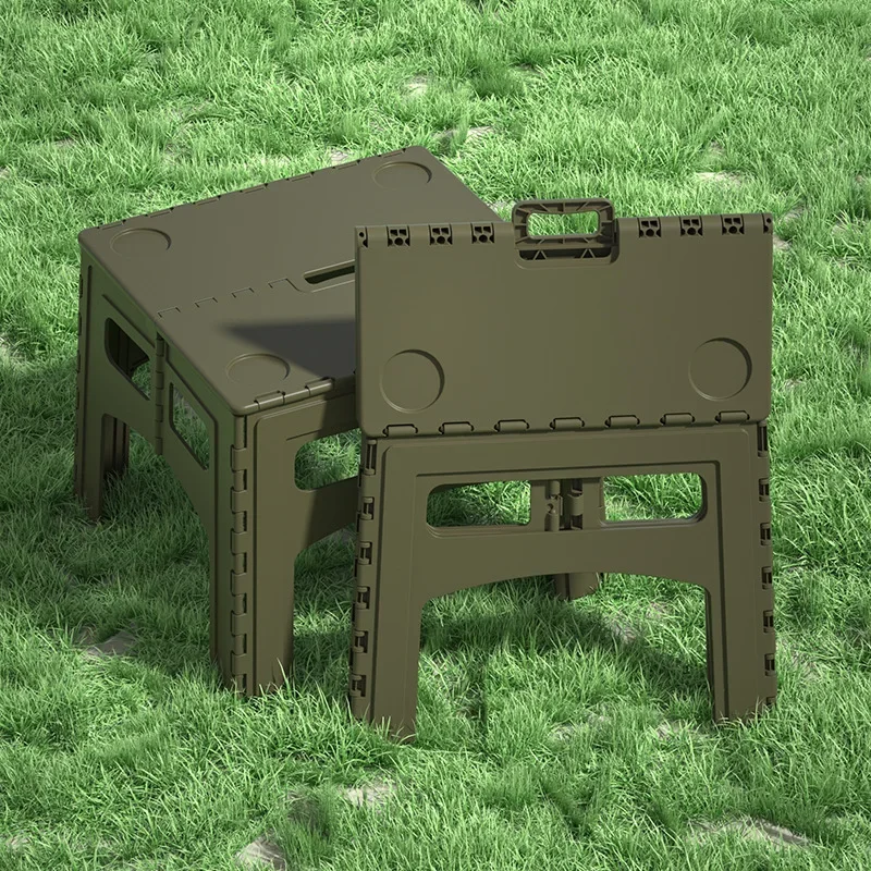 Portable Folding Camping Table Picnic Outdoor IGT Compatible Height Adjustable Lightweight Plastic Market Stall Nature Hike