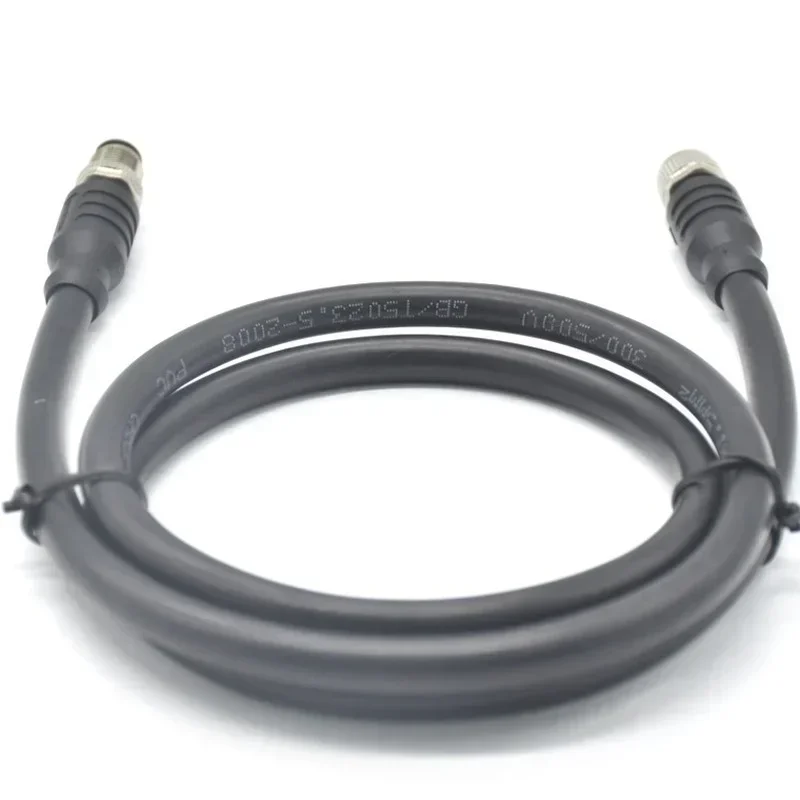 3+PE High Current Plug Adapter Waterproof Pin Plug Connector M12 S - coded Motor Power Supply Line Use Connector