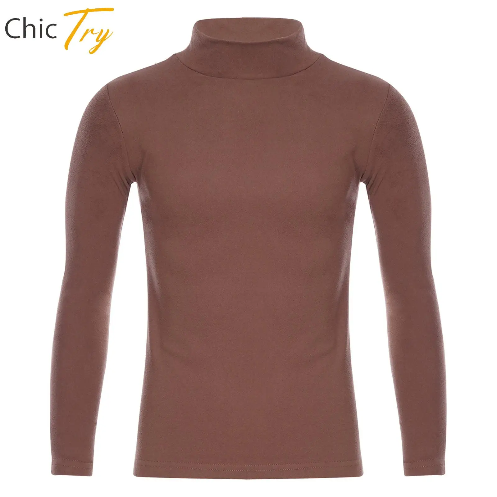 

Men's Gym Workout Tops Fleece Thermal Tops Bottoming Shirt Underwear Long Sleeve Pullover Top Adults Breathable Fitness Clothes