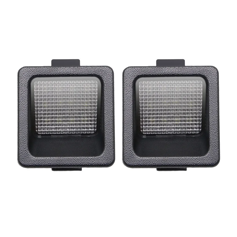 Auto Number Plate Light Lamps For Nissan Frontier (D41) 2022 Titan 2nd Gen (A61) 2016-2019 LED Car License Plate Lights