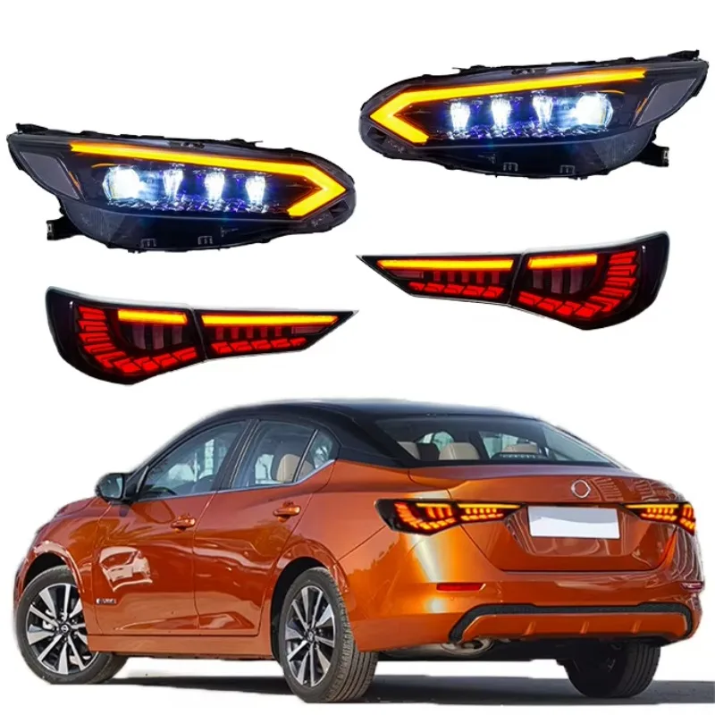 

Wholesale Led Tail Lights For NISSAN SENTRA SYLPHY Headlamp Car Front Back Rear Lamps Auto Lighting System