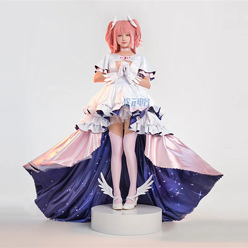 Kaname Madoka Cosplay Costume Fashion Dress Anime Puella Magi Madoka Magica Cosplay Costumes Role Play Clothing Plus Size S-XL