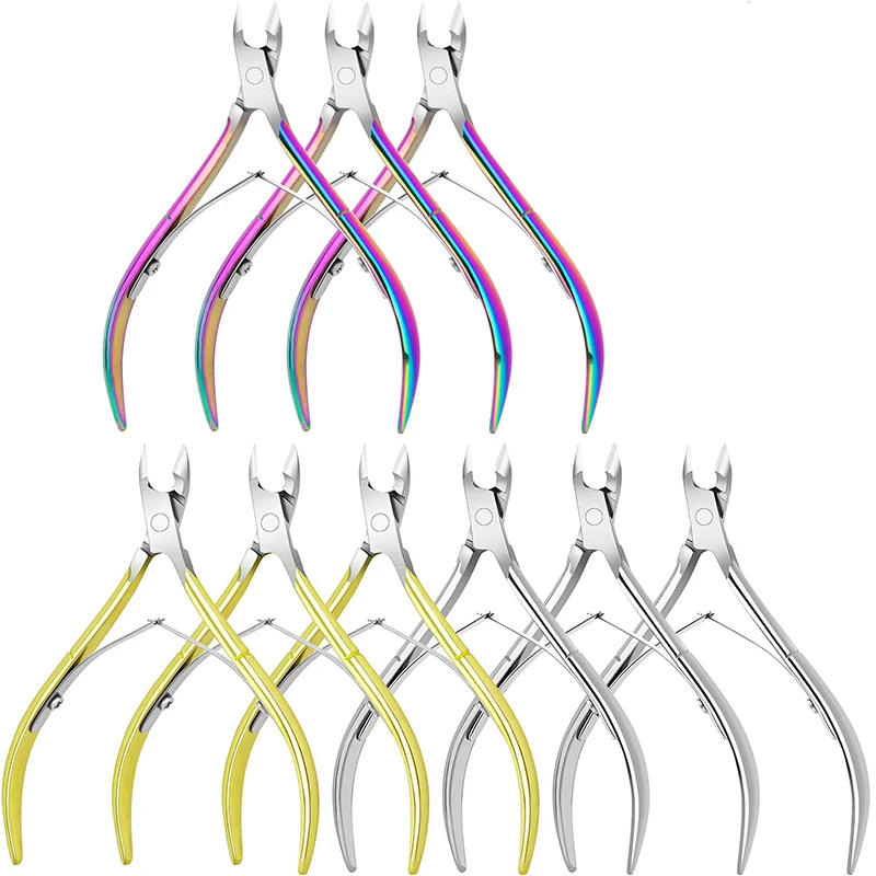 

Professional Stainless Steel Toenail Cuticle Nipper High Precision Dead Skin Scissor Nail Cuticle Scissors Plier Manicure Tool