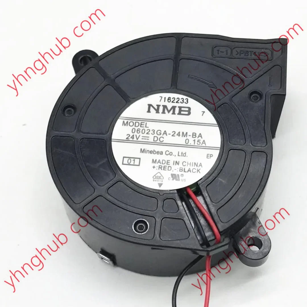 NMB-MAT 06023GA-24M-BA 01 DC 24V 0.15A 60x60x25mm 2-Wire Server Cooling Fan