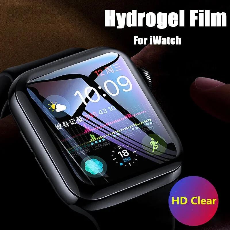 Zachte Hydrogel Full Screen Protector Film Voor Apple Watch Ultra 49Mm 7 6 Se 5 4 3 40Mm 44Mm 42Mm Niet Glas Voor Iwatch 8 41Mm 45Mm