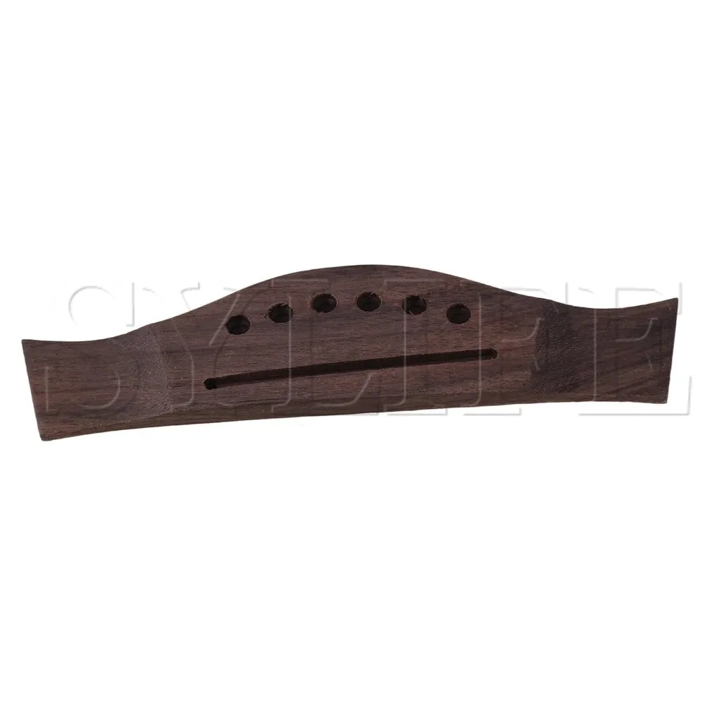 Acoustic guitar tailpiece bridge made of Rosewood