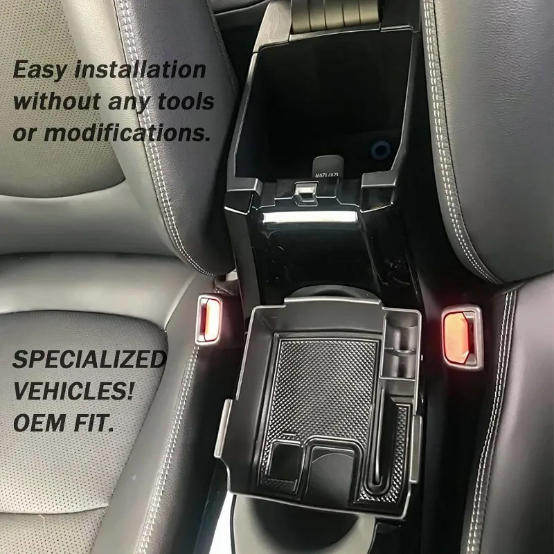 Center Console Organizer Compatible with Toyota Corolla Cross (XG10) 2022 2023 2024 and Corolla 2019-2024 E210