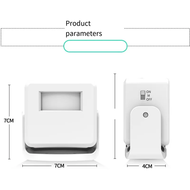 ABUI-Dahong Welcome Sensor Doorbell - Motion Activated Voice Alert For Shops & Supermarkets